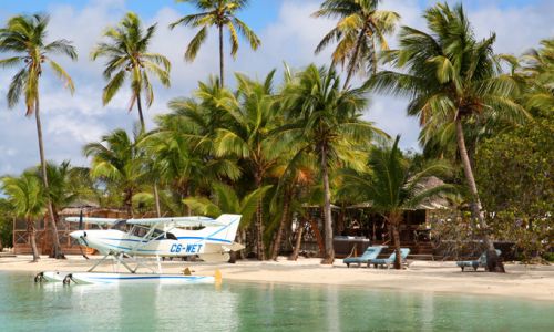 HotelBahamasTiamo Resort ext seaplane