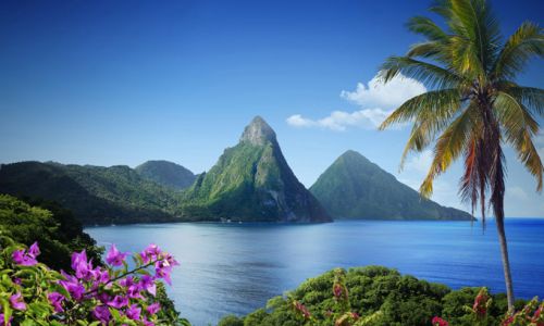 Blick auf den Piton - Saint Lucia