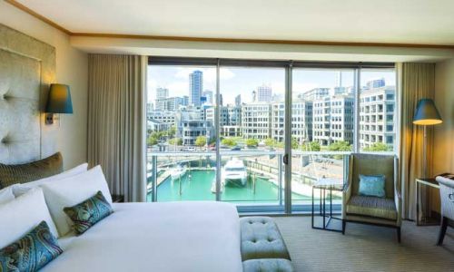 HotelNeuseelandSofitel AucklandSicht Zimmer Luxury Marina