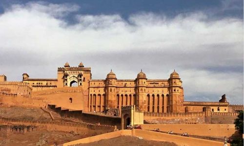 IndienJaipurAmber Fort unten