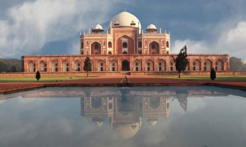 IndienDelhiHumayun Tomb Spiegelung