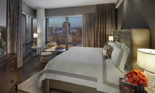 HotelNew YorkMandarin Oriental New YorkSuite Skyline Master Bedroo