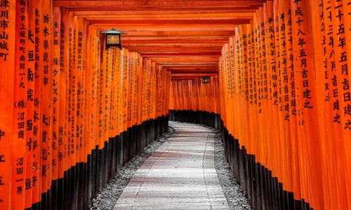 JapanKyotoKyoto Fushimi Inari torii
