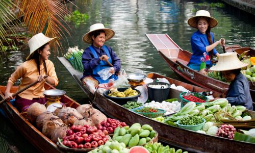 ThailandBangkokBangkokFloatingMarket
