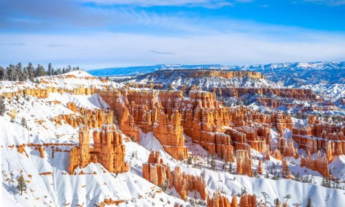 Utahsnow in bryce