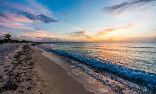 Cayman IslandsSonnenuntergang Strand
