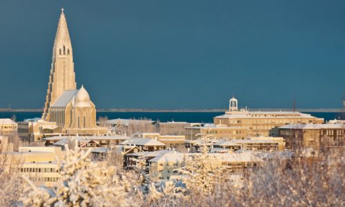 IslandReykjavik Winter