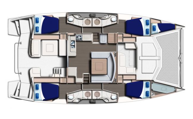 Moorings 4800 - Grundriss (Beispiel)