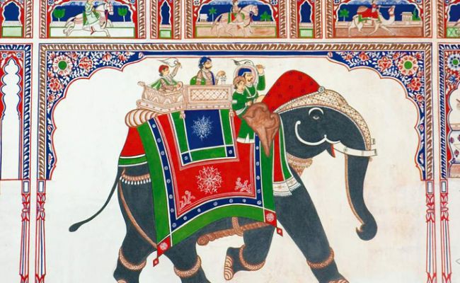 IndienShekhawati Painting Rajasth