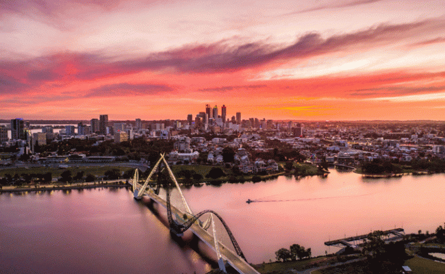 AustralienWesternAustraliaPerth Sonnenuntergang