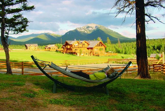 Relaxen auf der Echo Valley Ranch