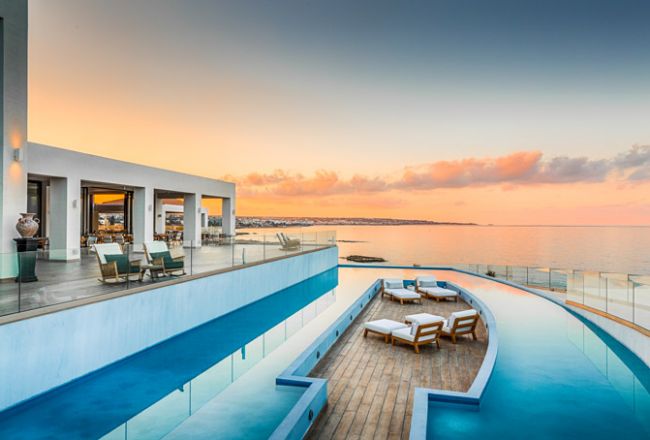 HotelGriechenlandAbaton Island Resort KretaTerrasse mit Pool