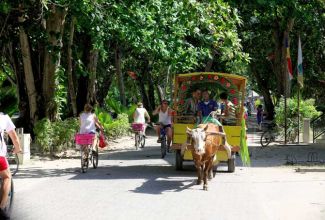 SeychellenSeychellen Oxcart La Digue