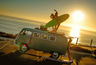 KalifornienSan DiegoSurfer