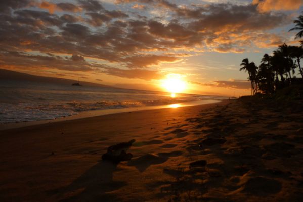 Maui - Sonnenuntergang Kaanapali