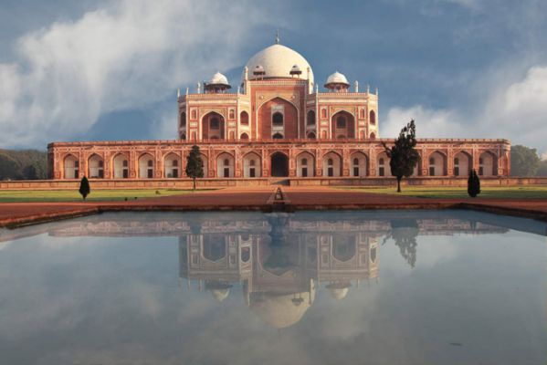 IndienDelhiHumayun Tomb Spiegelung