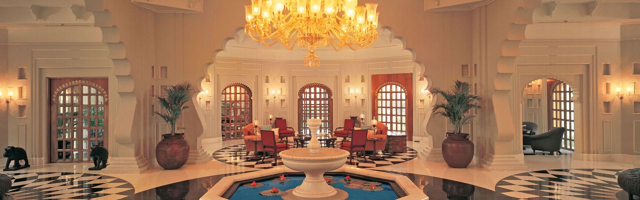 IndienTeaser Lobby Oberoi Udaivilas