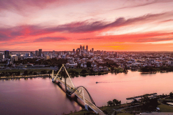 AustralienWesternAustraliaPerth Sonnenuntergang