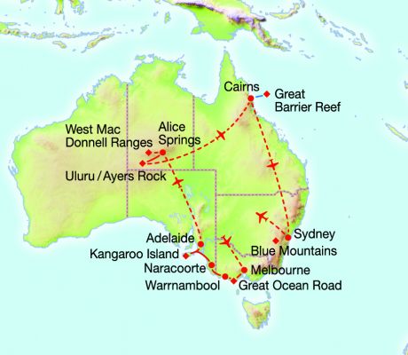 KartenAustralien987296 Austral Panorama 21T