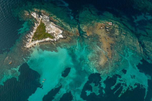 HDGriechenlandHalkidikiDrohne meer