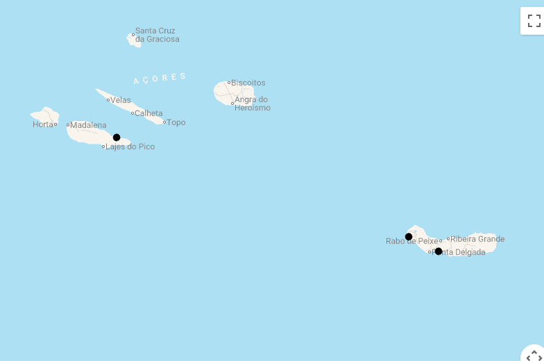 Karte Azoren-Eleganz: Zwischen Vulkankraft, Atlantikträumen und stiller Weite