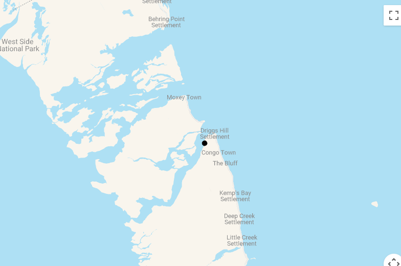 Karte Bahamas - The Secret Island