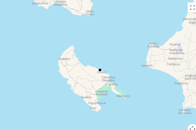 Karte Zakynthos Deluxe - 7 Nächte in einer Porto Zante Spa Villa